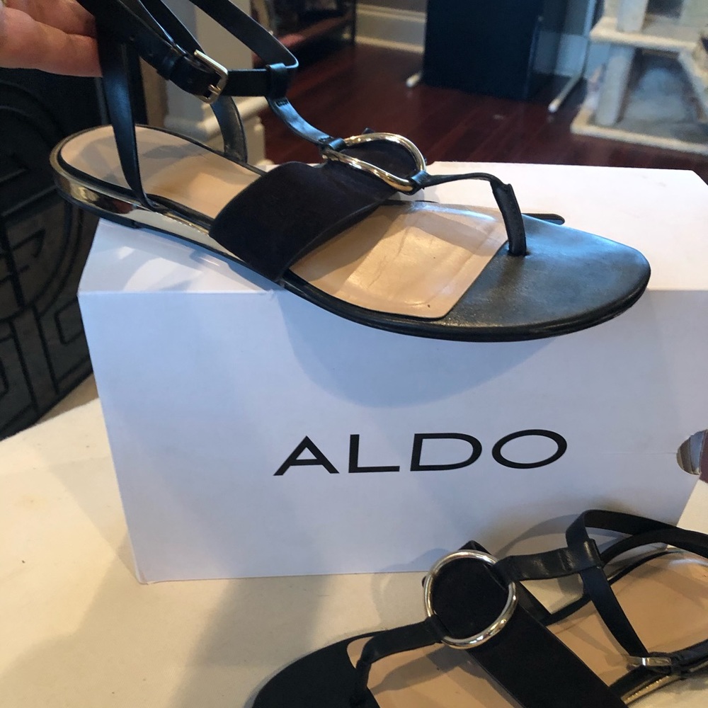 Aldo Black Sandals